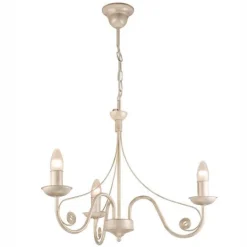 Hängelampen|Esszimmer Lampen*Lamkur Eleganter Kronleuchter KELSIE Rustikal 3-flmg