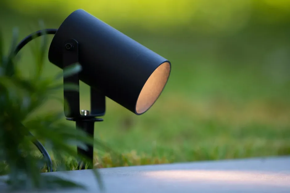 Wegeleuchten|Fassadenstrahler* Erdspießstrahler Aluminium IP65 GU10 H:26 cm schwenkbar