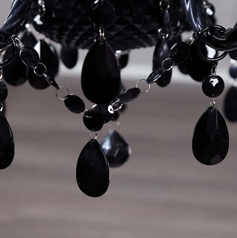 Invicta Interior Esszimmer Lampe Designerleuchte Klassisch E14 Schwarz< Hängelampen|Designerlampen