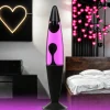 Retro Lampen|Lavalampen*Easylight Feminine Lavalampe Pink dunkles Lila Wachs JENNY