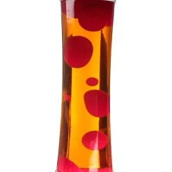 Retro Lampen|Lavalampen*Easylight Feurige Lavalampe Rot Orange SANDRO 39cm mit Schalter