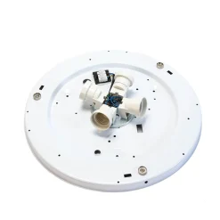 TK Lighting Flache Deckenleuchte BISO Grau 4flmg zeitlos eckig< Wohnzimmerlampen|Bürolampen