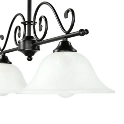 Glaslampen|Rustikale Lampen*Easylight 2-flammige Leuchte hängend DOROTHEA Landhausstil