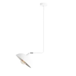 Deckenleuchten|Badezimmer Lampe*ALDEX Flexible Deckenleuchte Metall E27 L:40 cm in Weiß