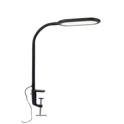 Just Light Flexible LED Klemmleuchte Schwarz 3000-6000 K dimmbar< Bürolampen|Schlafzimmer Lampen