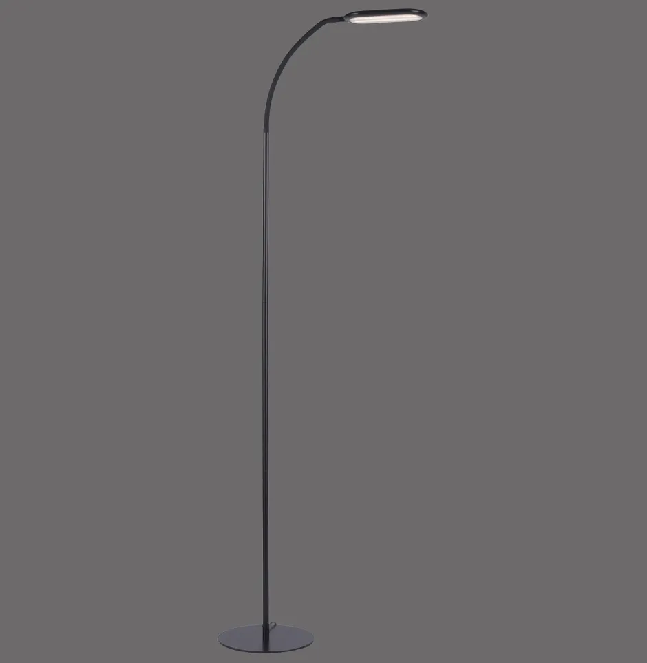 Wohnzimmerlampen|Metall Lampen*Just Light Flexible LED Stehlampe Schwarz 175 cm 3000-6000 K 7 W