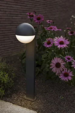 Metall Lampen|Kugellampen*Eco-Light Flexible Stehlampe Aluminium 70 cm E27 IP54 blendarm