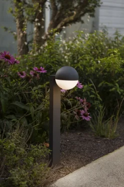 Metall Lampen|Kugellampen*Eco-Light Flexible Stehlampe Aluminium 70 cm E27 IP54 blendarm