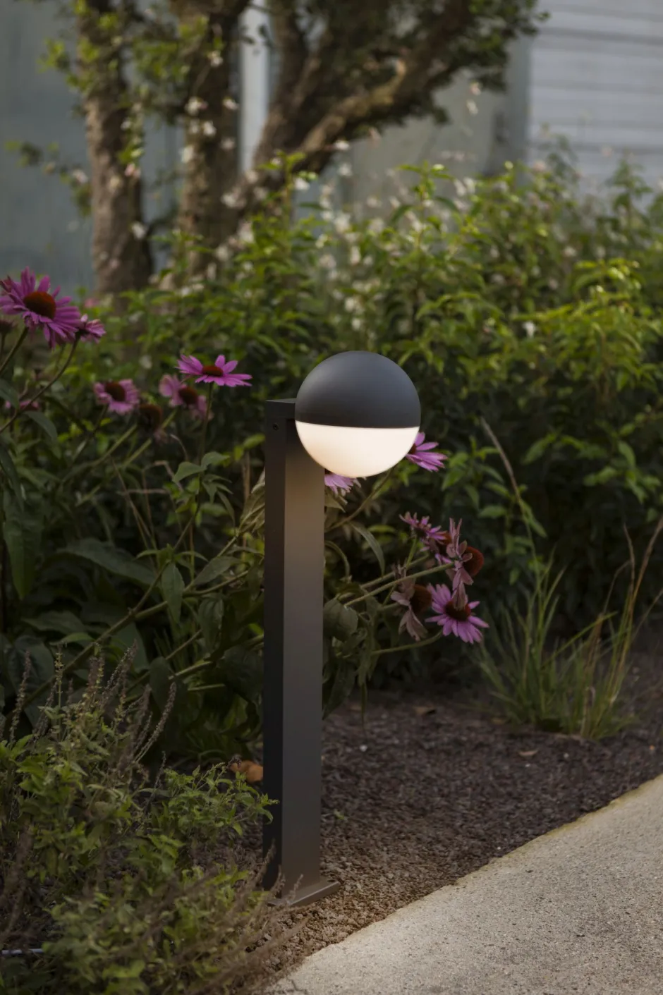 Metall Lampen|Kugellampen*Eco-Light Flexible Stehlampe Aluminium 70 cm E27 IP54 blendarm