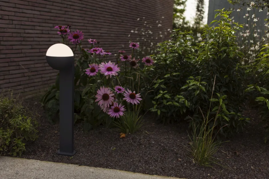 Metall Lampen|Kugellampen*Eco-Light Flexible Stehlampe Aluminium 70 cm E27 IP54 blendarm