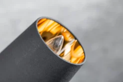 Invicta Interior Flexible Stehleuchte Stoff Schwarz Gold 178 cm elegant< Bürolampen|Stofflampen