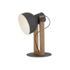 Just Light Flexible Tischlampe Holz Metall E27 45 cm Industrial< Wohnzimmerlampen|Schlafzimmer Lampen