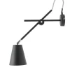 ALDEX Flexible Wandlampe E27 Schwarz Metall H:54 cm Loft< Wandleuchten|Metall Lampen
