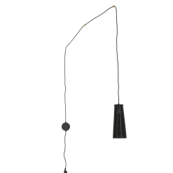 Wandleuchten*Nowodvorski Flexible Wandlampe mit Stecker & Schalter Schwarz