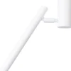 Spots|Wandleuchten*Sigma Flexible Wandlampe Weiß Metall G9 H:30 cm Zylinder