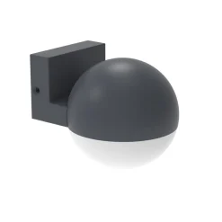 Eco-Light Flexibler Außenspot Anthrazit B:10 cm E27 IP54 blendarm< Metall Lampen|Led Außenleuchten