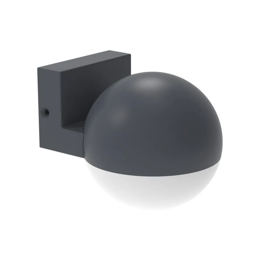 Eco-Light Flexibler Außenspot Anthrazit B:10 cm E27 IP54 blendarm< Metall Lampen|Led Außenleuchten