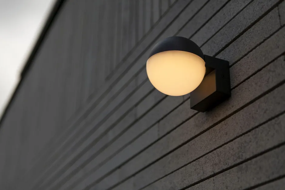 Eco-Light Flexibler Außenspot Anthrazit B:10 cm E27 IP54 blendarm< Metall Lampen|Led Außenleuchten