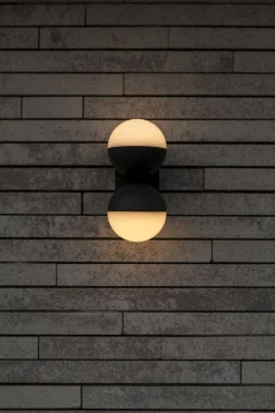 Eco-Light Flexibler Außenspot Up Down H:21 cm E27 IP54 blendarm< Metall Lampen|Led Außenleuchten