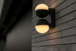 Eco-Light Flexibler Außenspot Up Down H:21 cm E27 IP54 blendarm< Metall Lampen|Led Außenleuchten