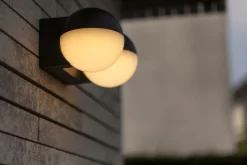 Eco-Light Flexibler Außenspot Up Down H:21 cm E27 IP54 blendarm< Metall Lampen|Led Außenleuchten