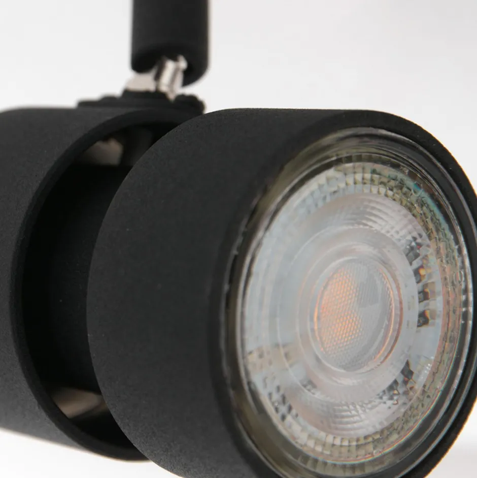 Steinhauer Flexibler Deckenspot Schwarz inkl. GU10 zielgerichtet< Spots|Badezimmer Lampe