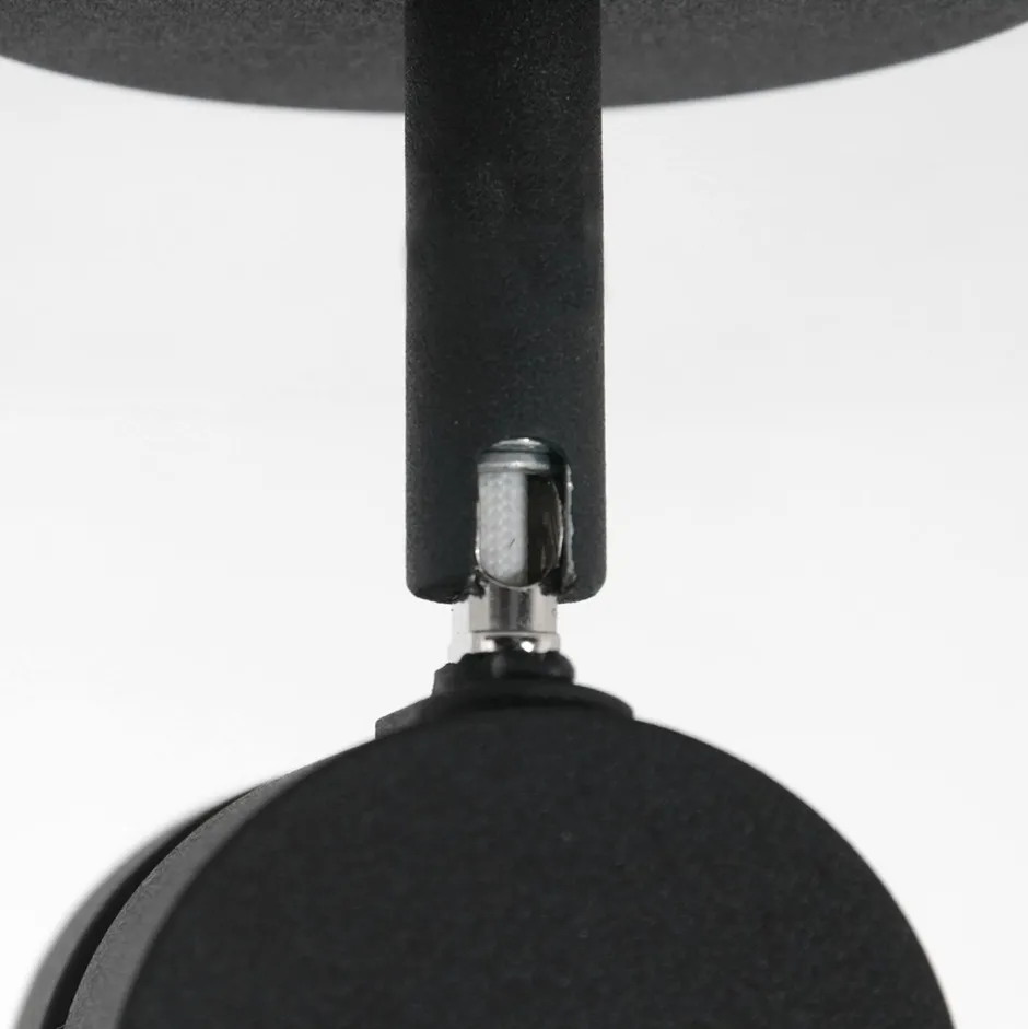 Spots|Badezimmer Lampe*Steinhauer Flexibler Deckenspot Schwarz inkl. GU10 akzentuiert