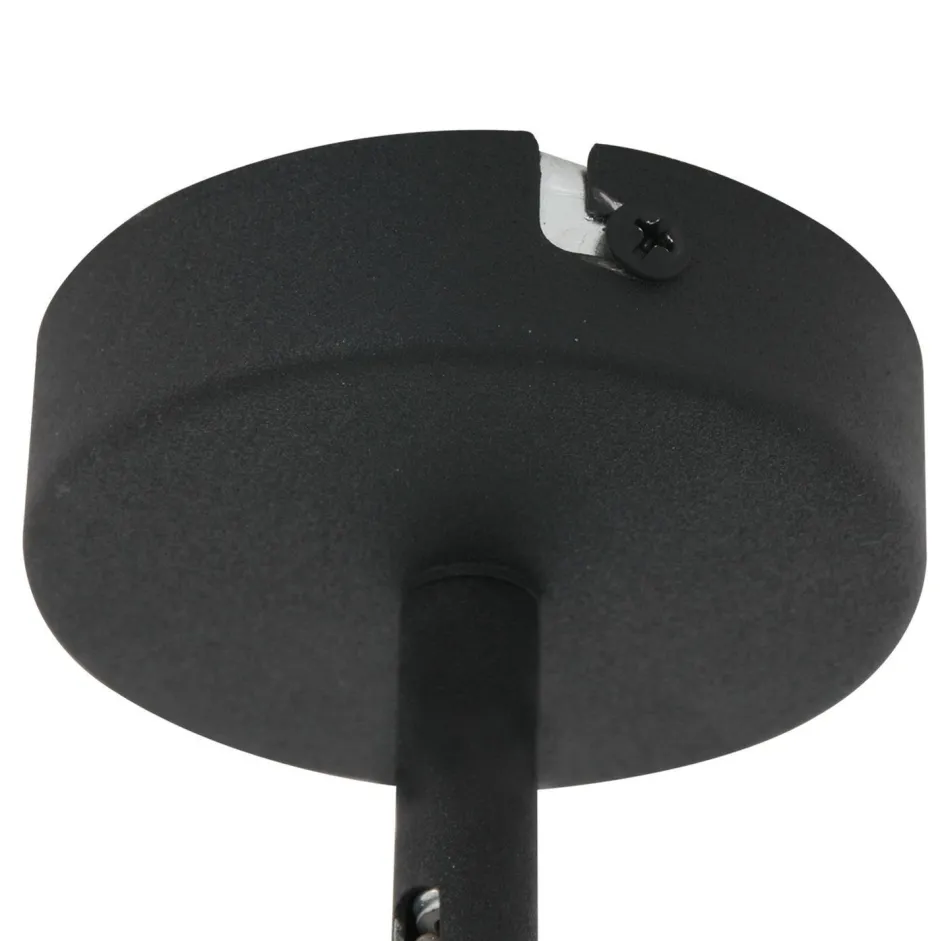 Spots|Badezimmer Lampe*Steinhauer Flexibler Deckenspot Schwarz inkl. GU10 akzentuiert