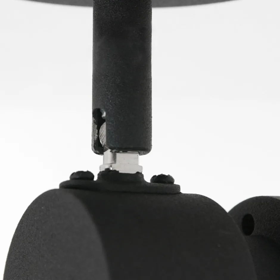 Spots|Badezimmer Lampe*Steinhauer Flexibler Deckenspot Schwarz inkl. GU10 akzentuiert