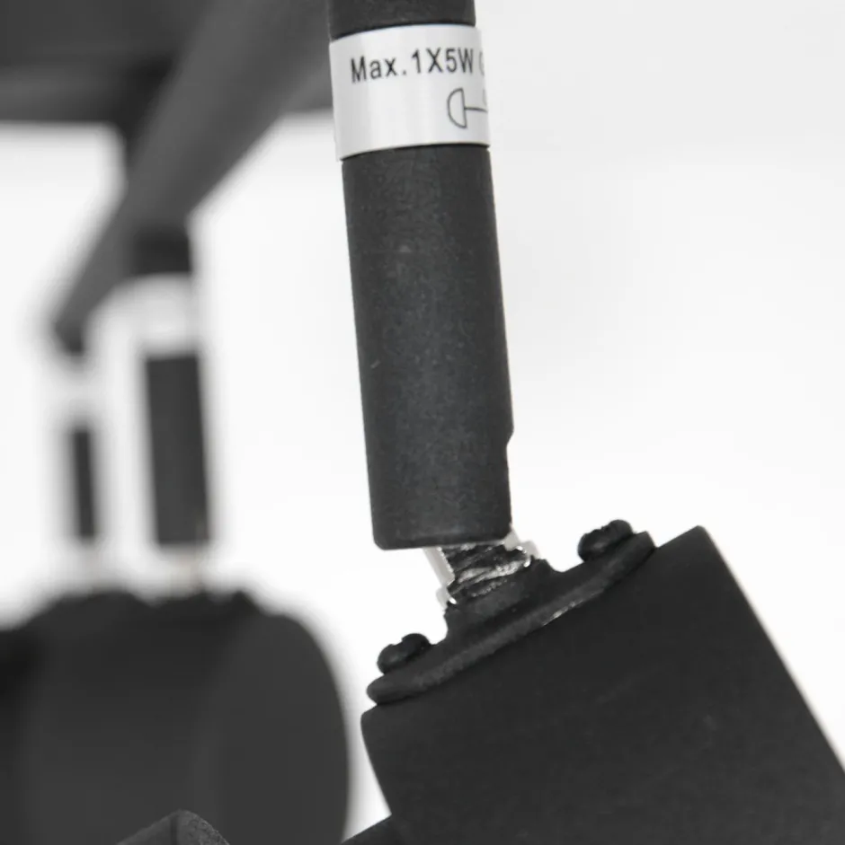 Deckenleuchten|Spots*Steinhauer Flexibler Deckenspot Schwarz inkl. GU10 3-flammig