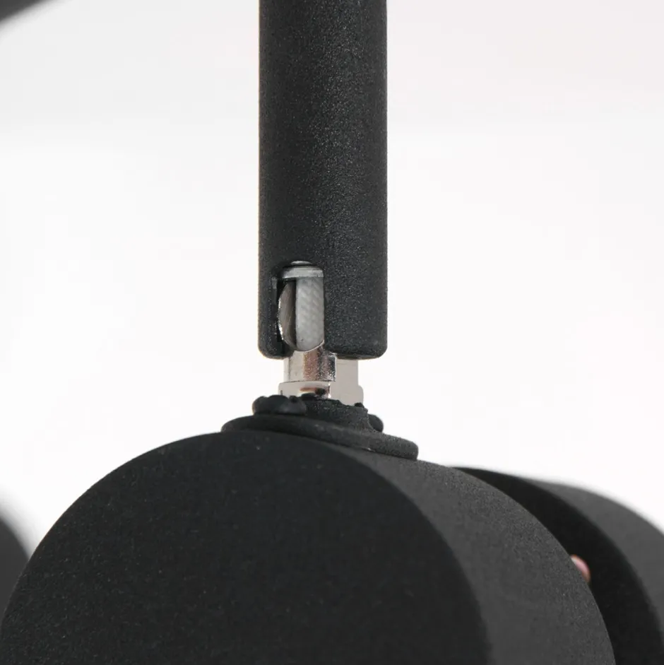 Deckenleuchten|Spots*Steinhauer Flexibler Deckenspot Schwarz inkl. GU10 3-flammig