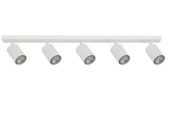 Deckenleuchten|Spots*Sigma Flexibler Deckenspot Weiß 5-flammig GU10 Zeitlos