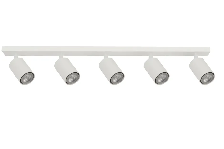 Deckenleuchten|Spots*Sigma Flexibler Deckenspot Weiß 5-flammig GU10 Zeitlos