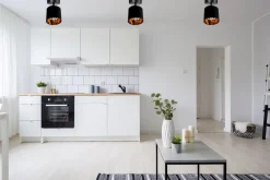 Spots|Flurlampen*Belis Flexibler Deckenstrahler Stoff Metall E27 rund Ø15 cm