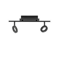 Deckenleuchten|Flurlampen*Paul Neuhaus Flexibler LED Deckenspot Anthrazit IP44 50 cm blendarm