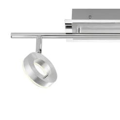 Paul Neuhaus Flexibler LED Deckenspot in Aluminium IP44 L:50,5 cm< Flurlampen|Bürolampen