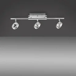 Flurlampen|Bürolampen*Paul Neuhaus Flexibler LED Deckenspot in Aluminium IP44 L:67 cm