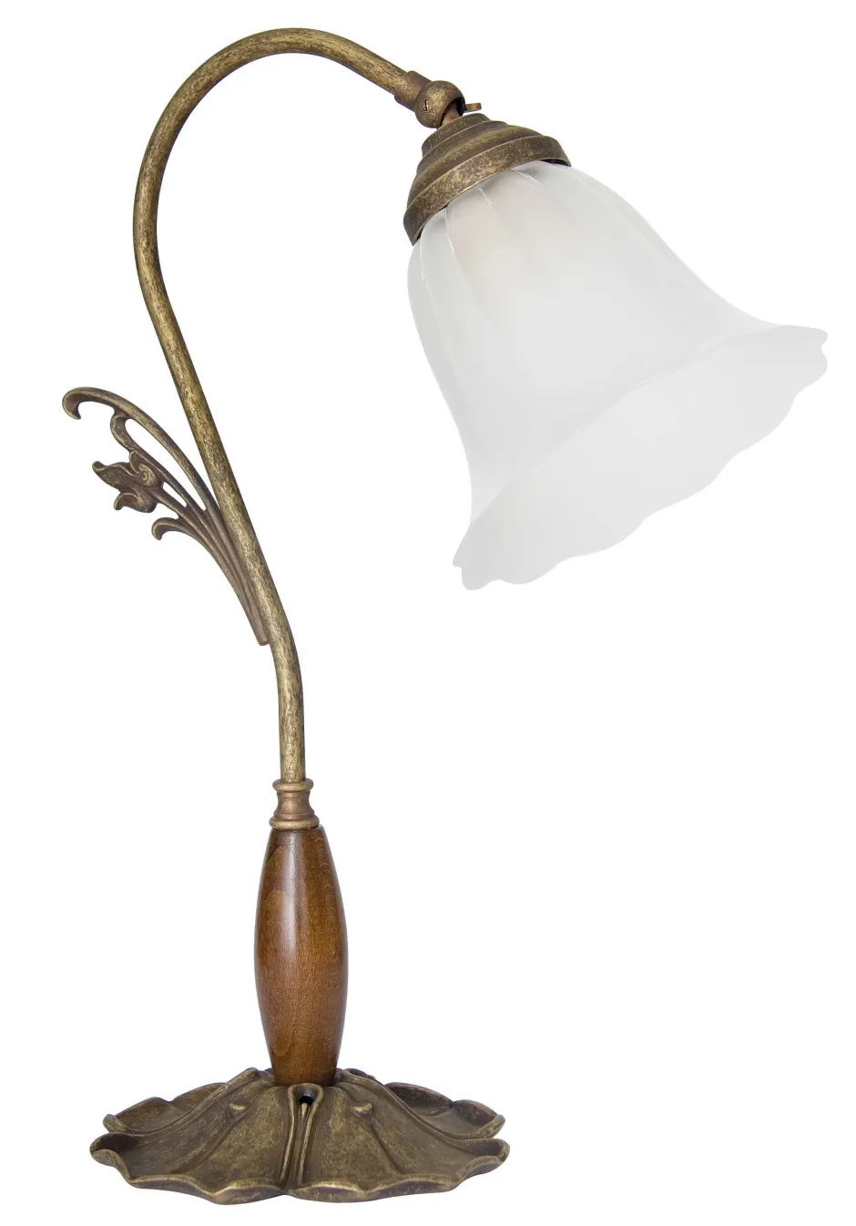 Giovanni Battista Florale Nachttischlampe Weiß< Tischlampen|Lampen Aus Aller Welt