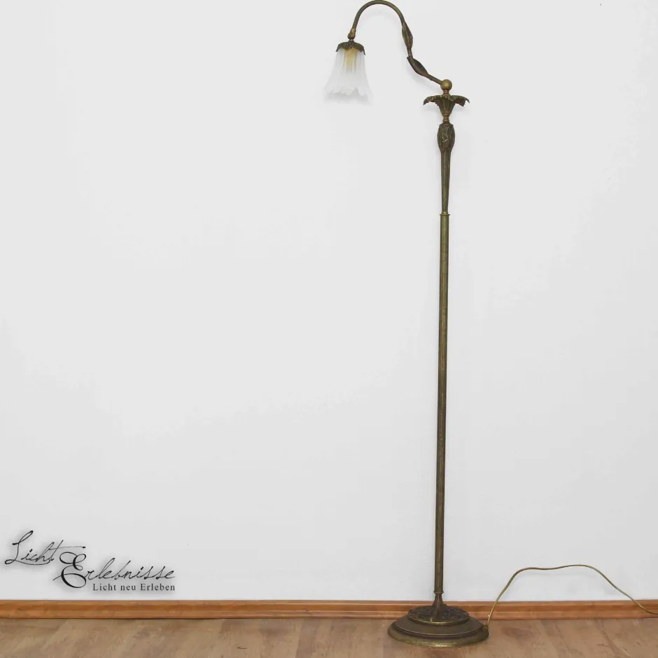 Giovanni Battista Florale Stehleuchte Weiß< Lampen Aus Aller Welt|Florale Lampen