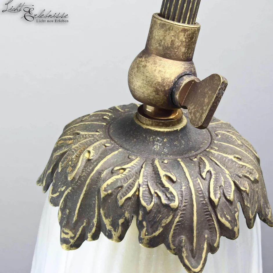 Giovanni Battista Florale Stehleuchte Weiß< Lampen Aus Aller Welt|Florale Lampen