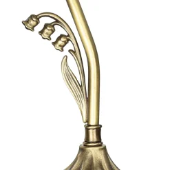 Glaslampen|Metall Lampen*Giovanni Battista Florale Tischleuchte Tischlampe E14