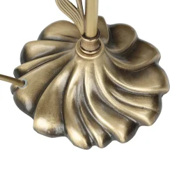 Glaslampen|Metall Lampen*Giovanni Battista Florale Tischleuchte Tischlampe E14