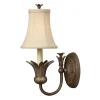 Wandleuchten|Stofflampen*Elstead Florale Wandlampe ANABELL 8 Bronze Rustikal Lampe