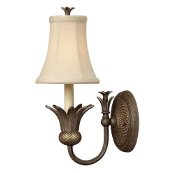 Wandleuchten|Stofflampen*Elstead Florale Wandlampe ANABELL 8 Bronze Rustikal Lampe