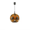 Keramiklampen|Kinderzimmerlampen*Lampex Fussballleuchte Pendel orange schwarz