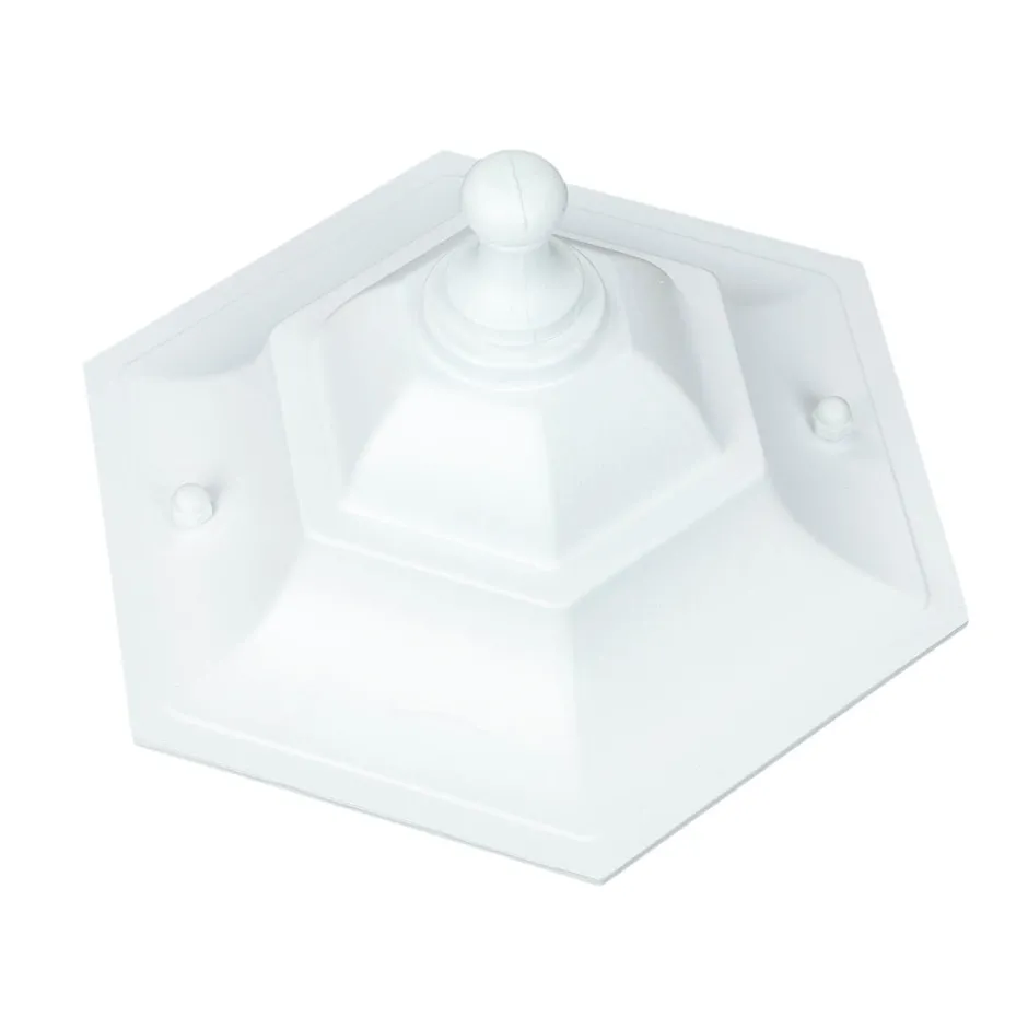 Easylight Garten Stehlampe Weiß H:1,05m E37 Laterne PARIS< Rustikale Lampen|Wegeleuchten