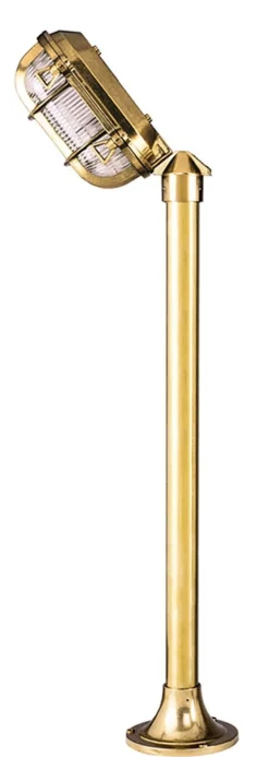 Lido Gartenbeleuchtung Messing H:85cm Weg Terrasse< Rustikale Lampen|Messinglampen