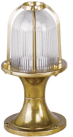 Außenleuchten Antik|Außenleuchten Messing*Lido Gartenbeleuchtung Messing Maritim rund H:28cm