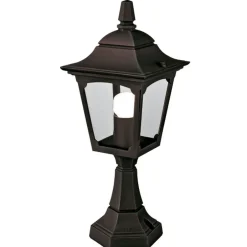 Elstead Gartenbeleuchtung Schwarz Aluminium H:44cm Rustikal< Rustikale Lampen|Vintage Lampen