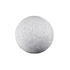Moderne Außenleuchten|Wegeleuchten*Kanlux Gartenkugel Stein Optik Ø20cm E27 IP65 mit Kabel